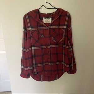 Boyfriend hooded flannel